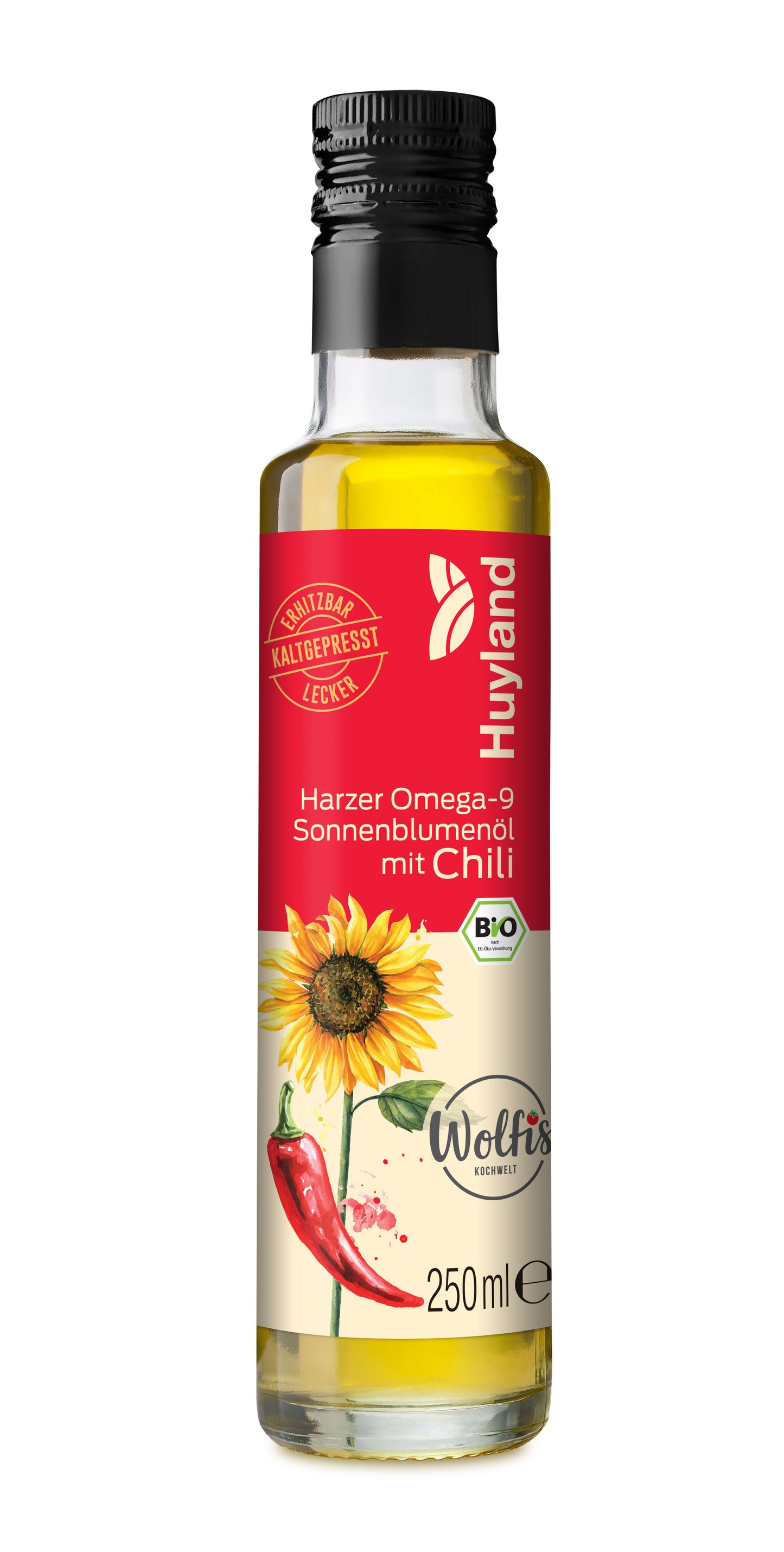 Bio Wolfis Sonnenblumenöl mit Chili