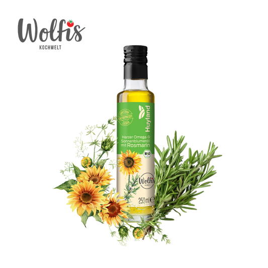 Bio Wolfis Sonnenblumenöl mit Rosmarin