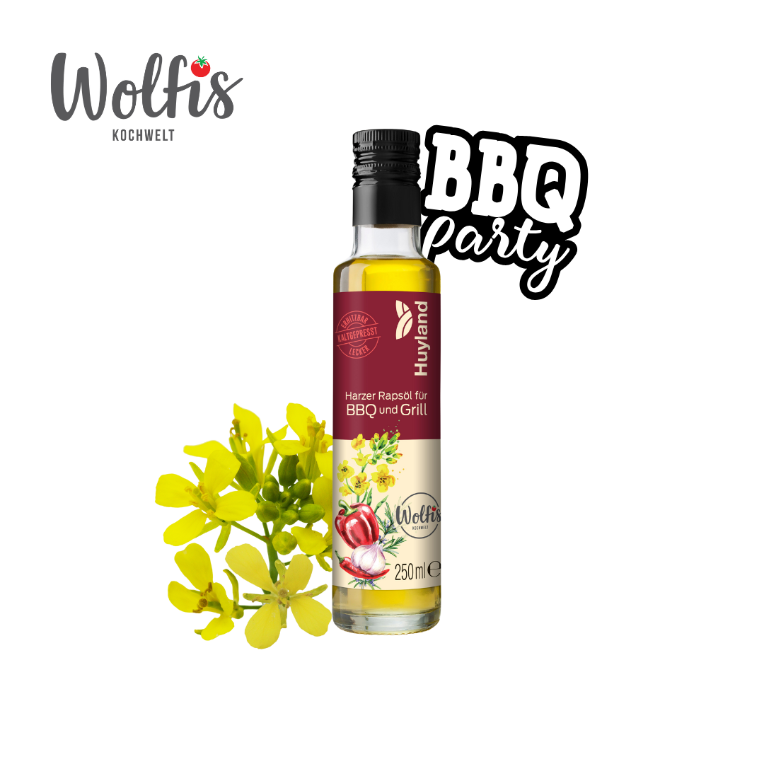 Wolfis Harzer Rapsöl für BBQ und Grill