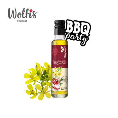 Wolfis Harzer Rapsöl für BBQ und Grill