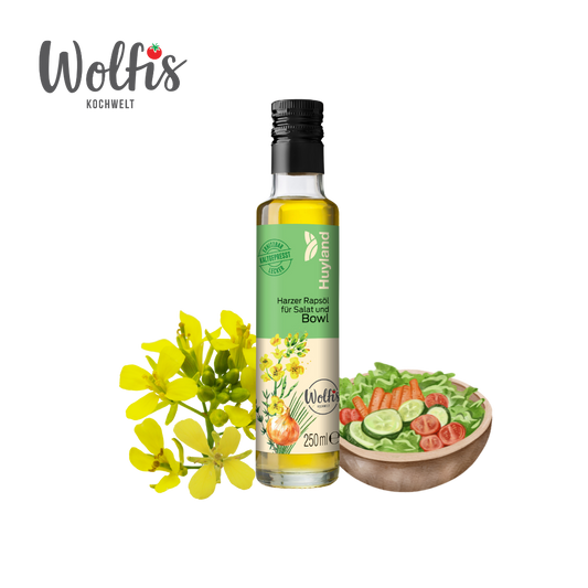 Wolfis Rapsöl für Salat und Bowl