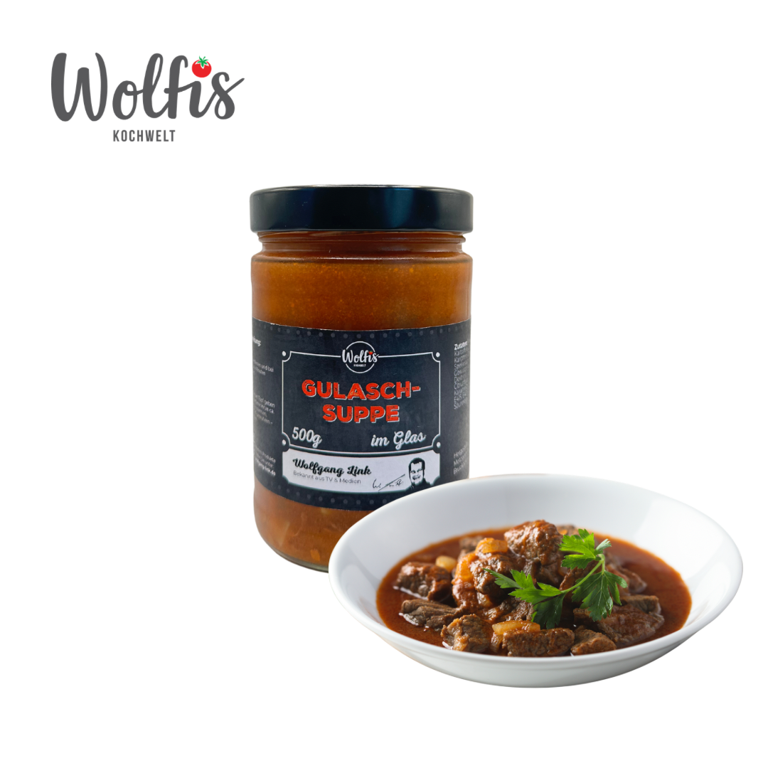 Wolfis Gulasch-suppe