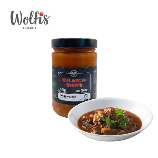 Wolfis Gulasch-suppe