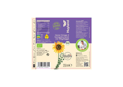 Bio Wolfis Sonnenblumenöl mit Thymian