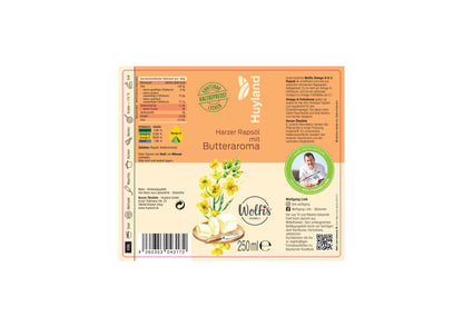 Wolfis Rapsöl mit Butteraroma