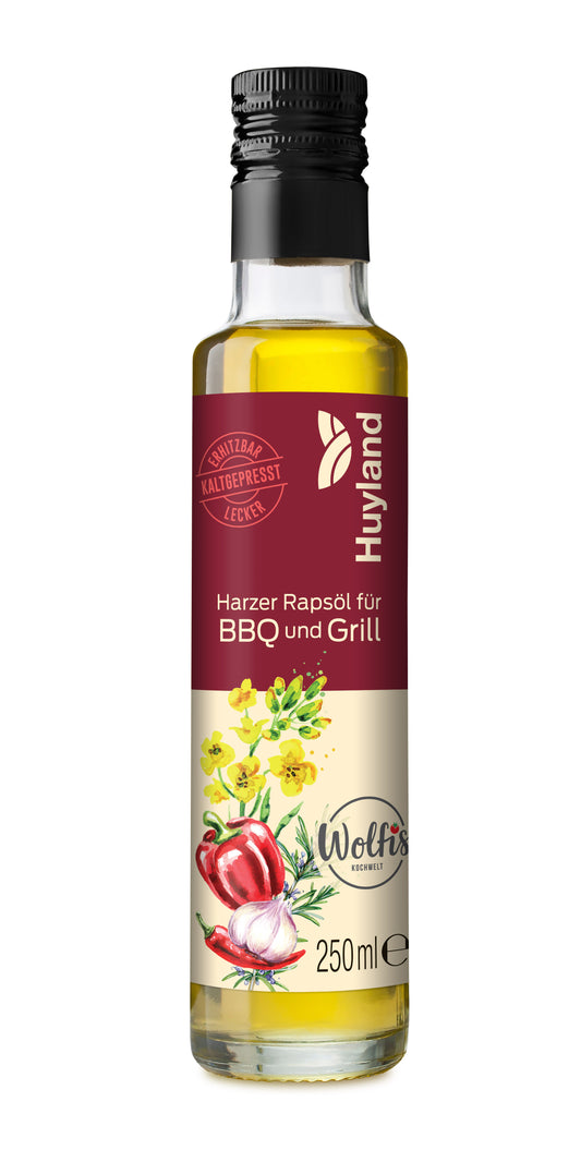 Wolfis Harzer Rapsöl für BBQ und Grill
