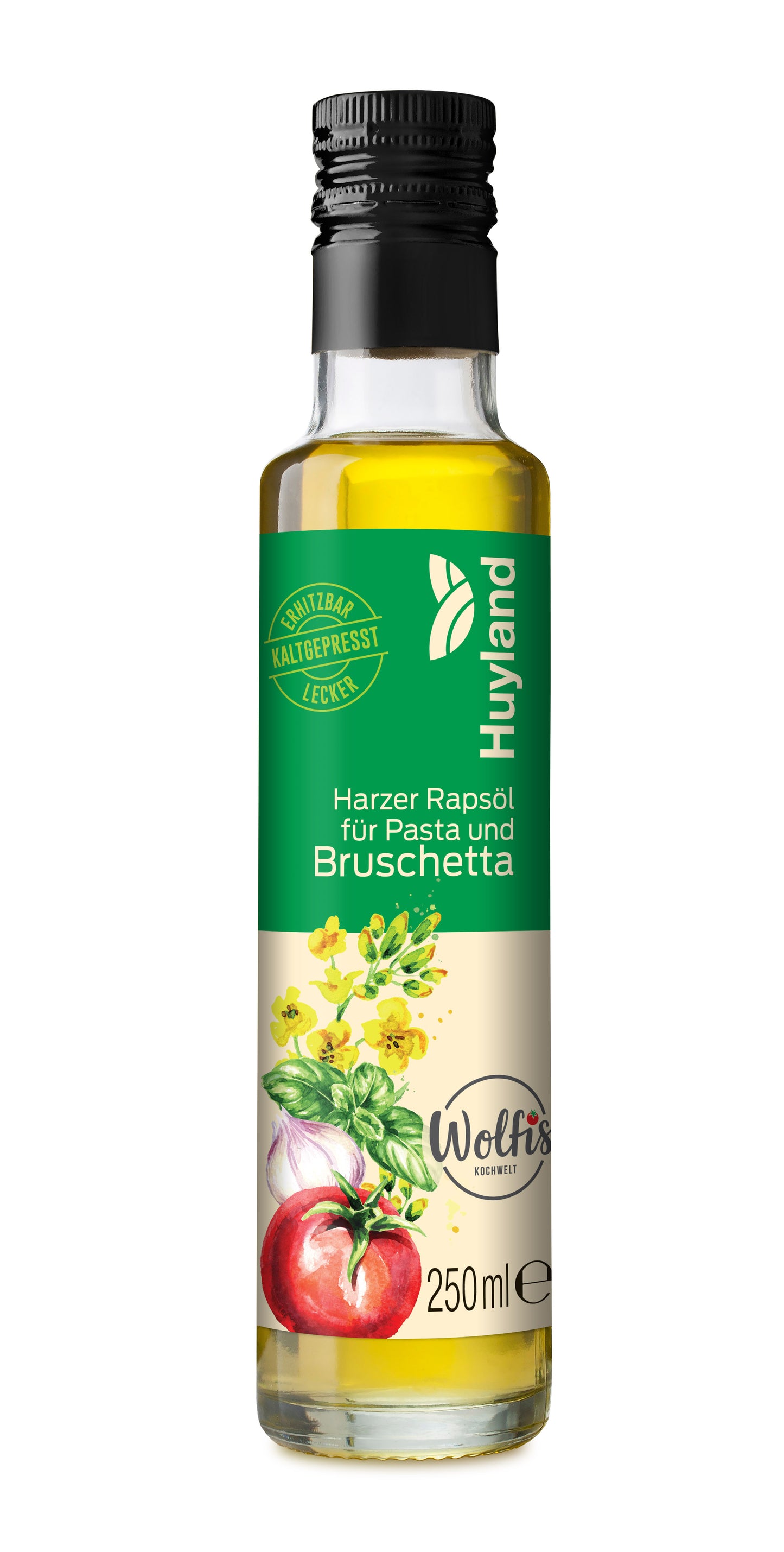 Wolfis Rapsöl für Pasta und Bruschetta