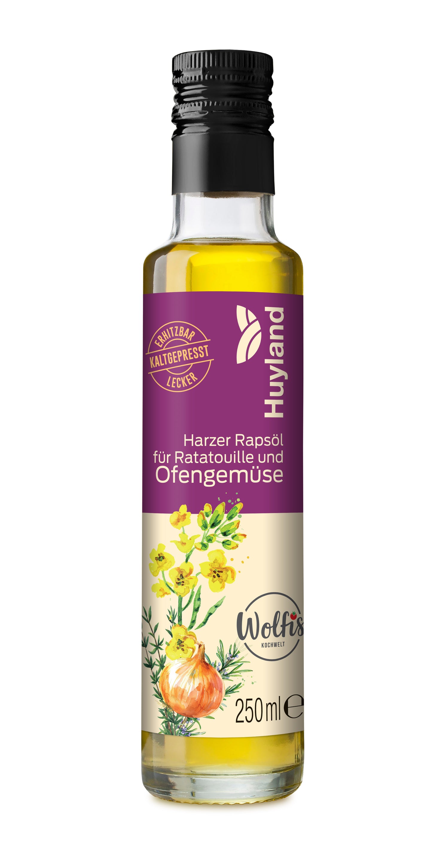 Wolfis Rapsöl für Ratatouille und Ofengemüse
