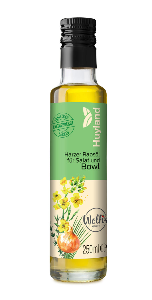 Wolfis Rapsöl für Salat und Bowl