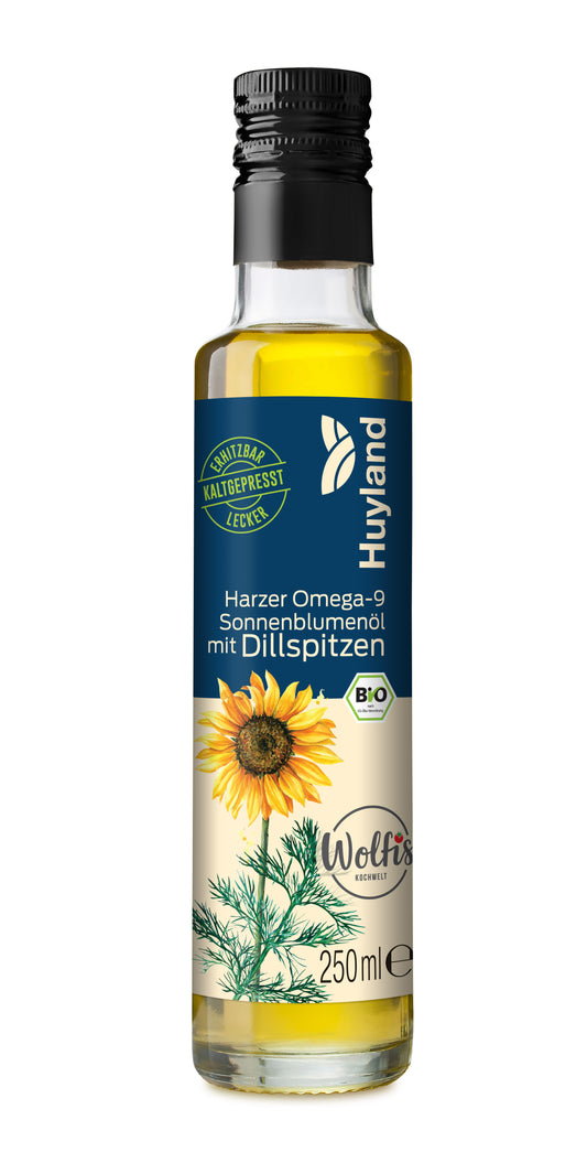 Bio Wolfis Sonnenblumenöl mit Dillspitzen
