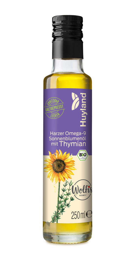Bio Wolfis Sonnenblumenöl mit Thymian